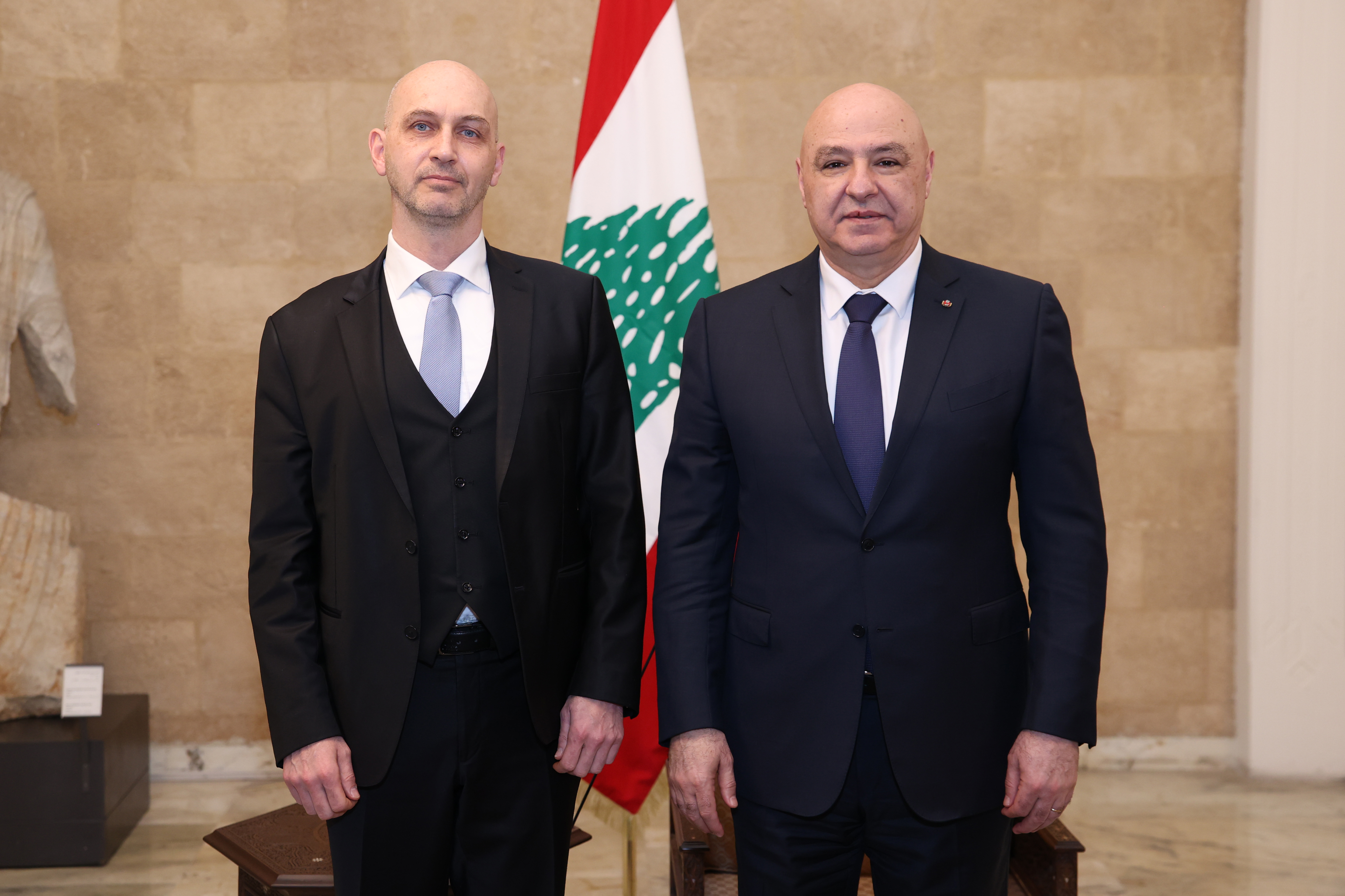 Ambassador Iassen Tomov presented his letters of credence to General Joseph Aoun, President of the Lebanese Republic